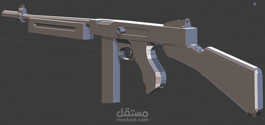 tommy gun 3D model