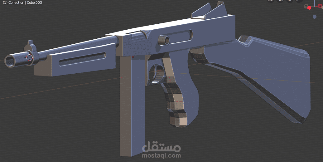 tommy gun 3D model