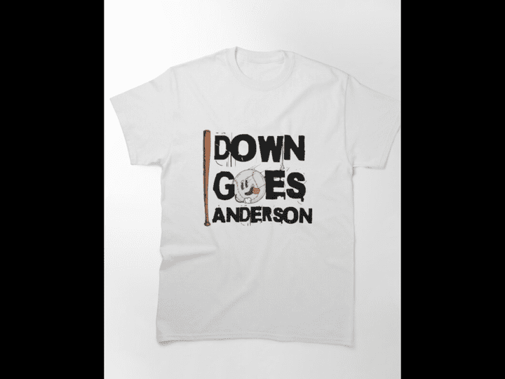 رسم تصميم ل Down Goes Anderson