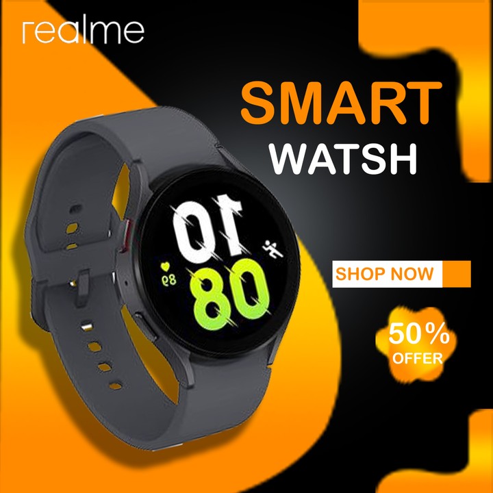 اعلان لساعة realme