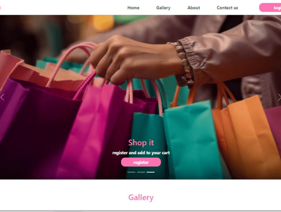 Shop It - An online clothes shop