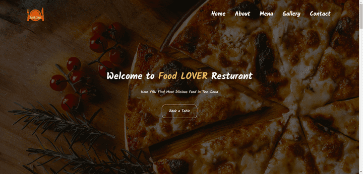 Resturant page