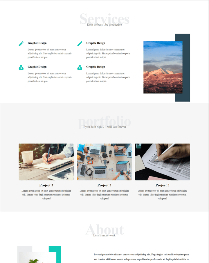 Landing Page