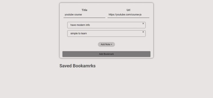 bookmark url with notes