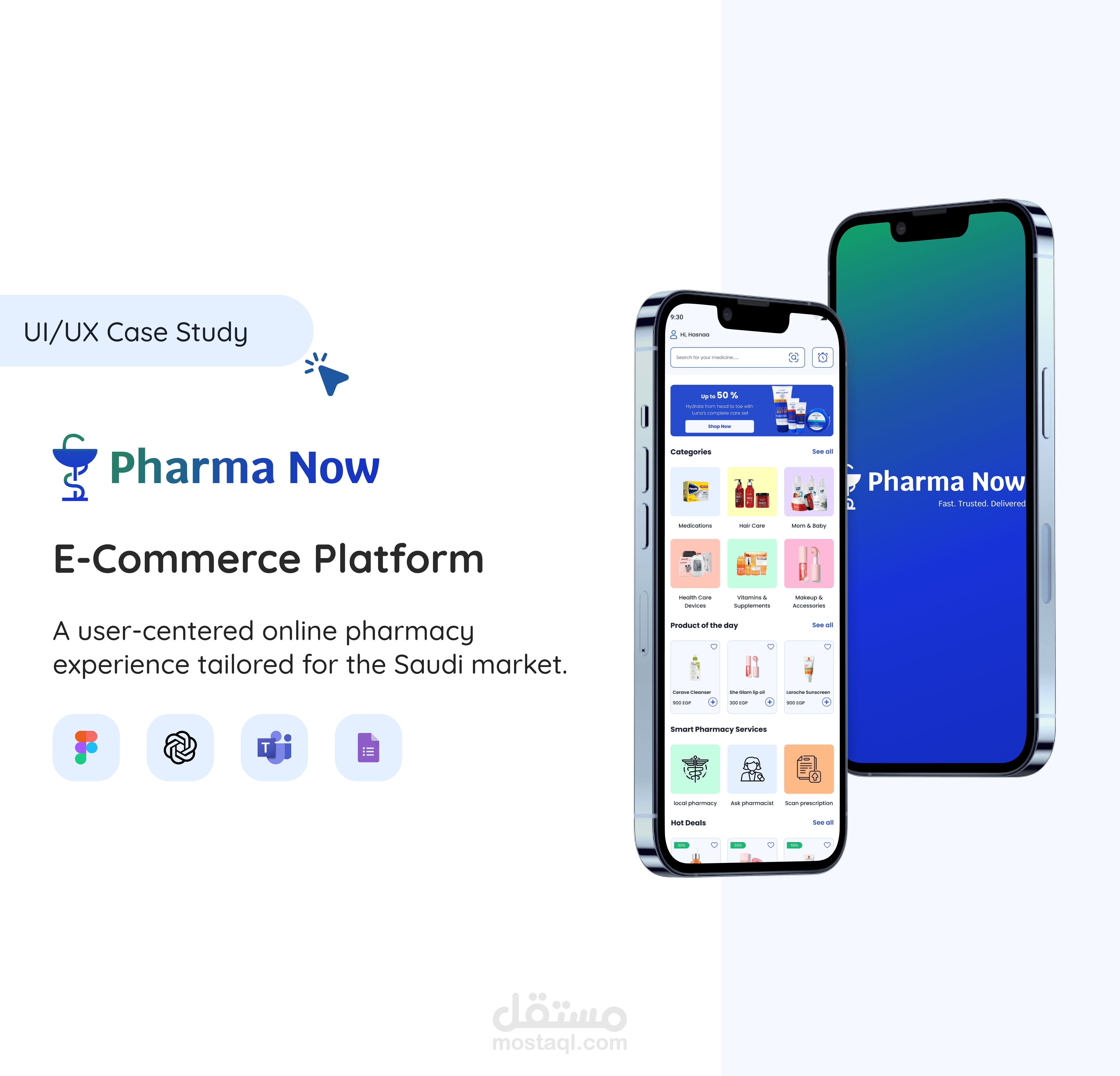 UX/UI Design Case Study for Online Pharmacy