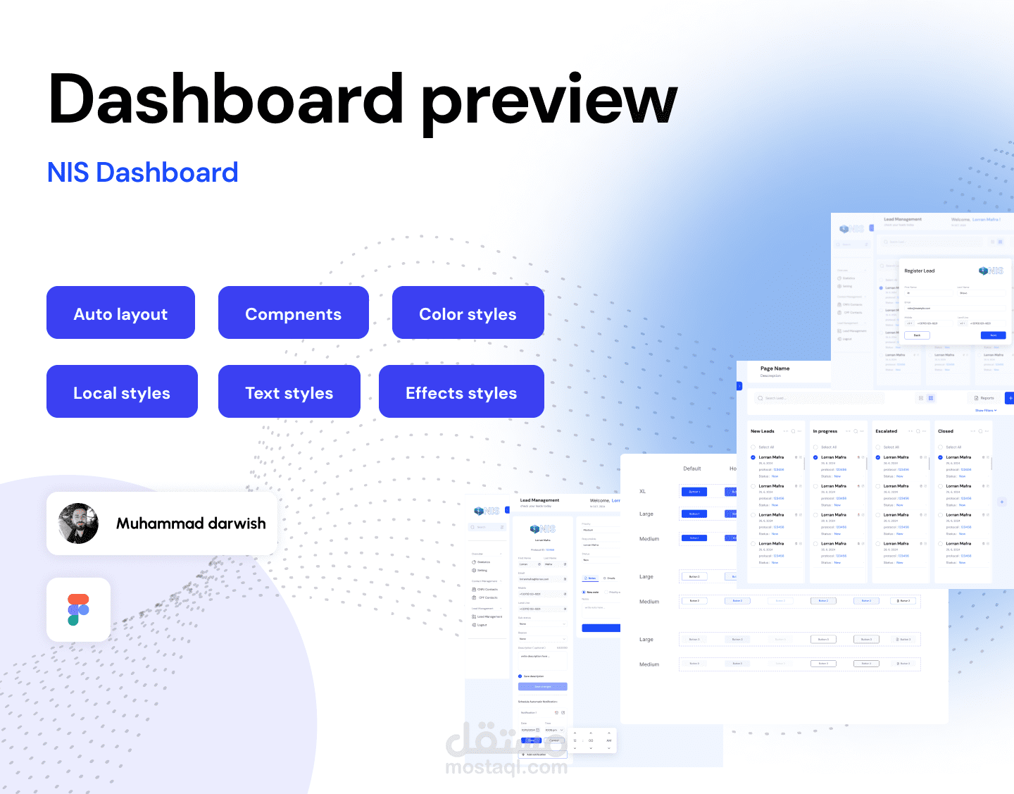 dashboard design (ERP system)