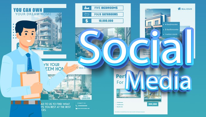 real estate social media design