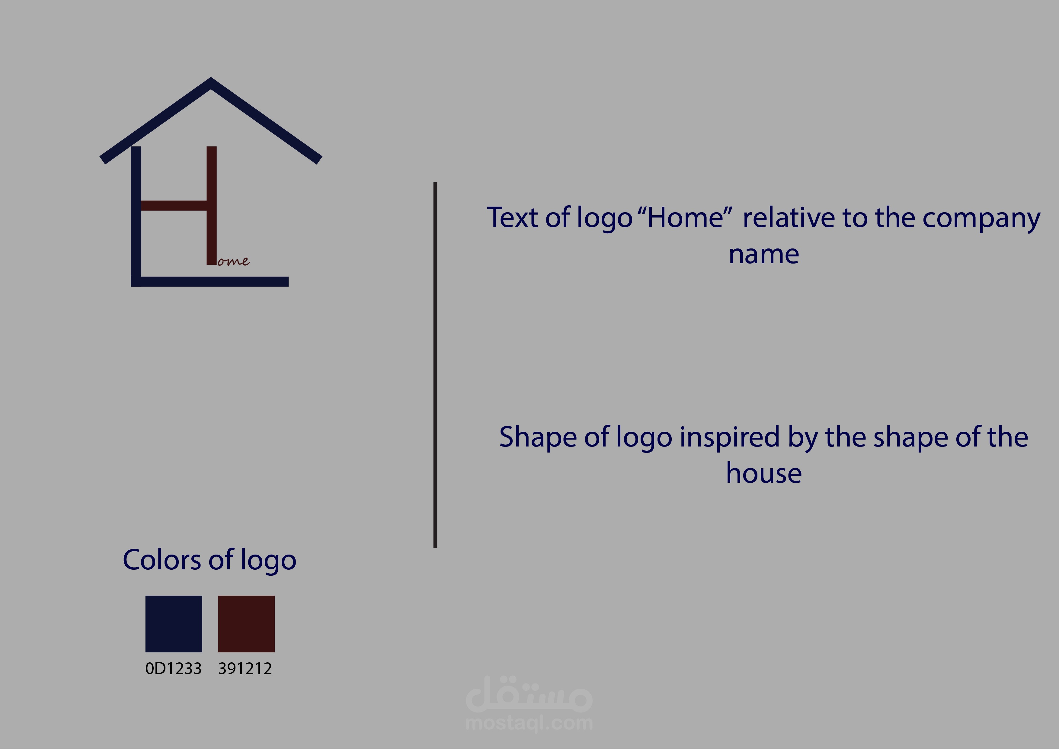 LOGO DESIGN FOR HOME REAL ESTATE COMPANY