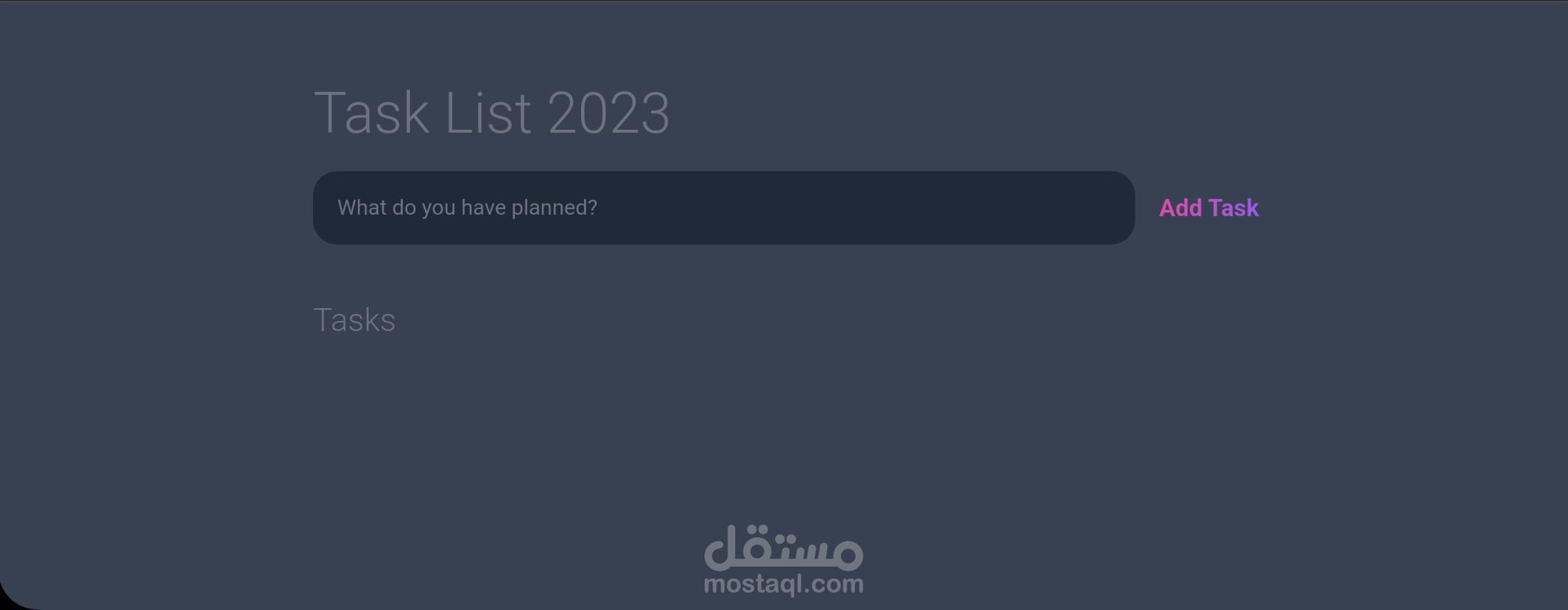 To do list