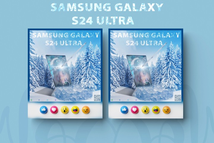 Samsung Galaxy s24 Ultra Advertisment Design 2