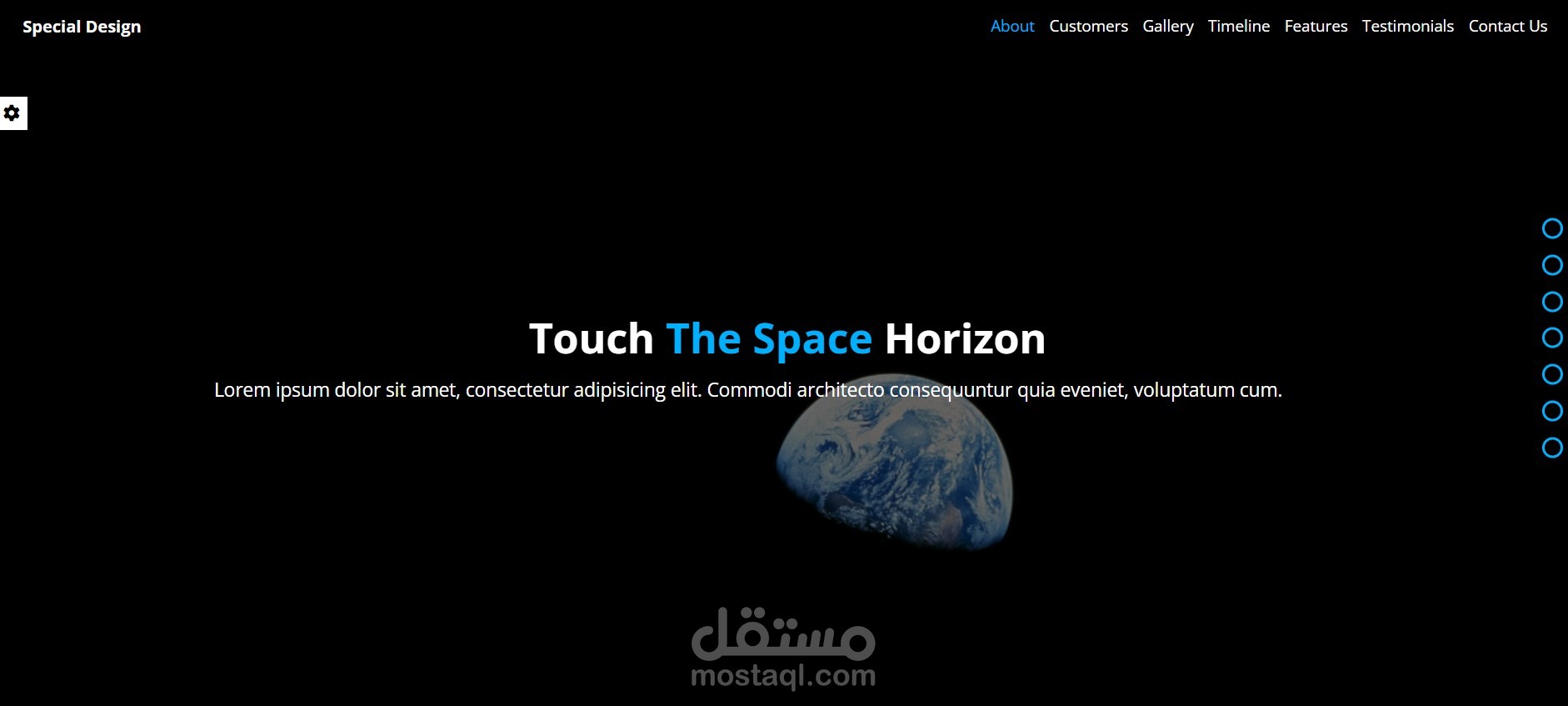 Featured space services website