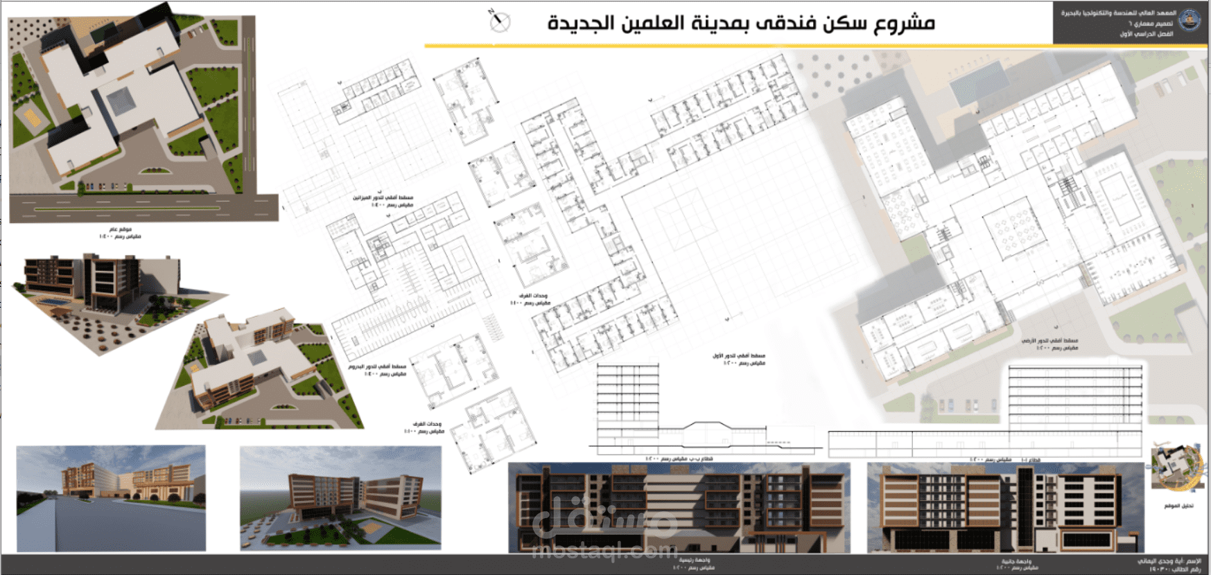 مشروع سكن فندقي بمدينة العلمين الجديدة