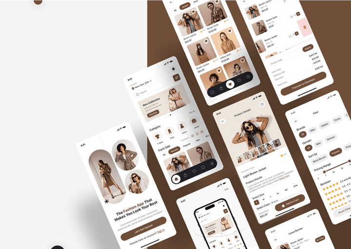 تطبيق موبايل لمتجر الأزياء: تجربة تسوق عصرية وسلسة