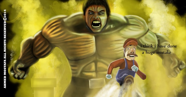 hulk vs mario