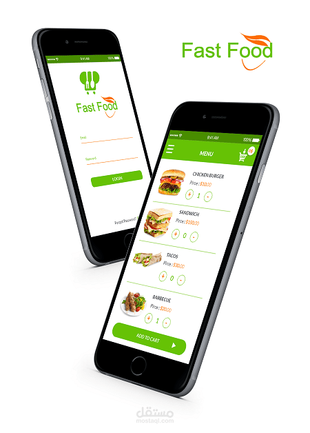Fast Food App - UI/UX Design & Animation