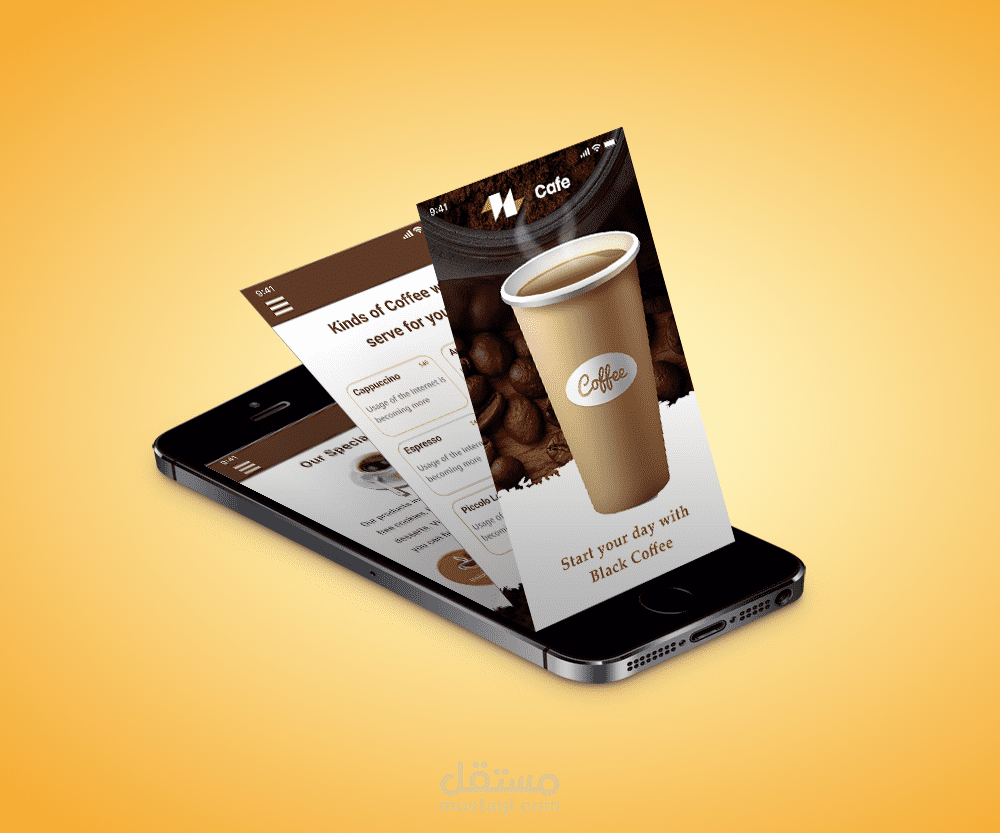 Café App - UI / UX