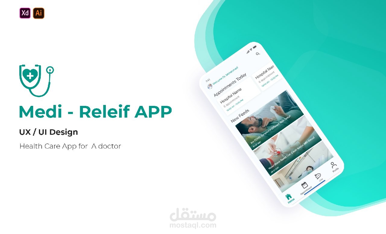 Medi - Releif APP UX/UI Design