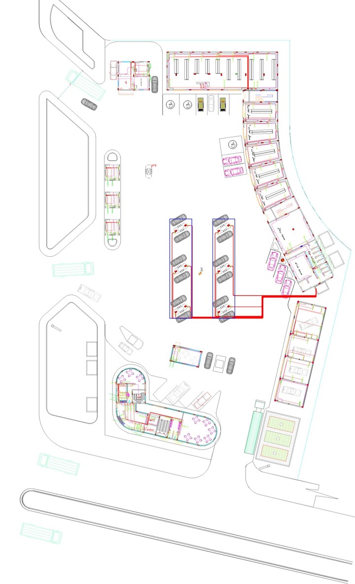 تصميم كهربائي  وامن وسلامة لمحطة وقود   ومكاتب وسكن تصميم متكامل