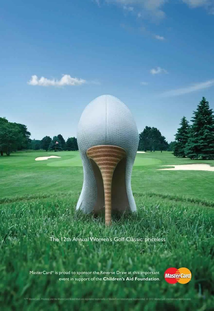 affichage publicitaire de golf