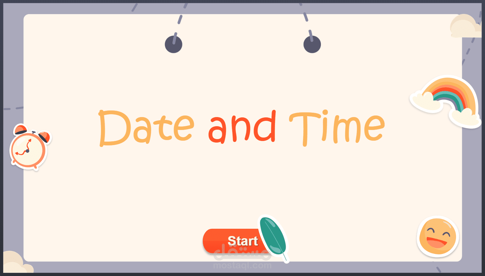 Date and Time by javascript | مستقل