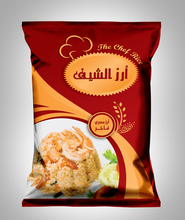 تصميم كيس ارز Rice package design