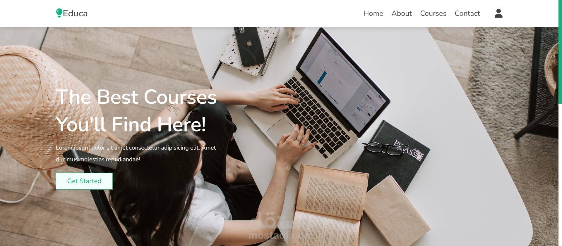 E-Learning-Website | مستقل