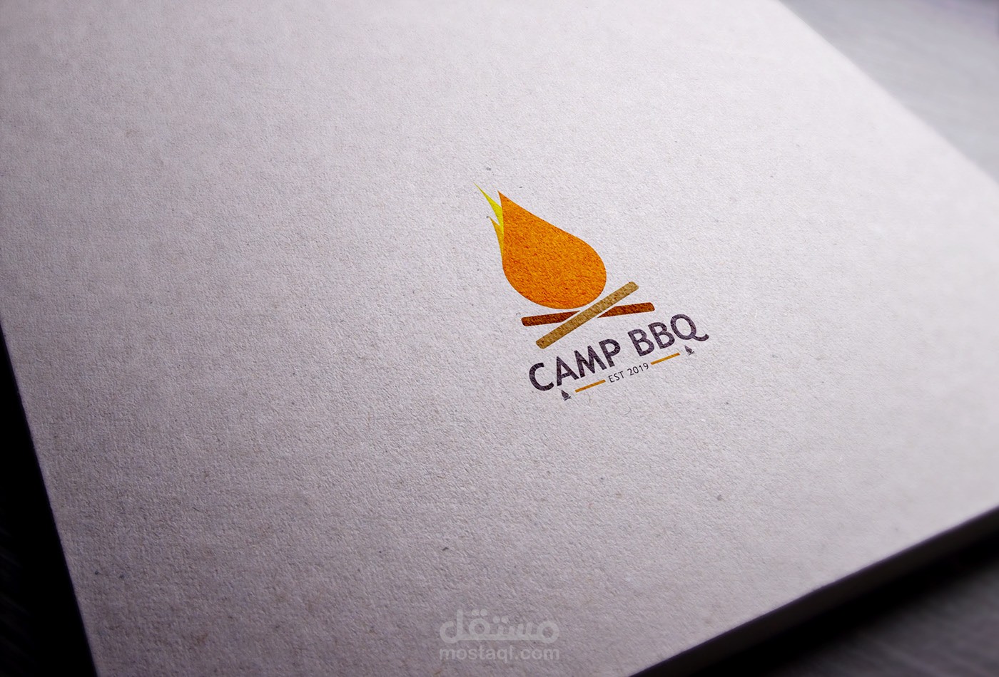 تصميم لوجو/شعار مطعم Camp BBQ