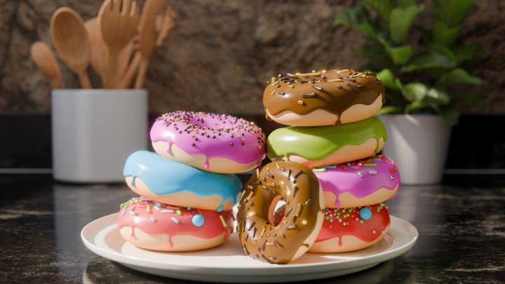 3D Donuts