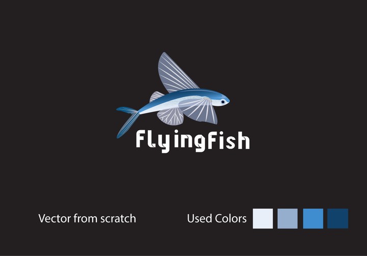 تصميم شعار Flying Fish