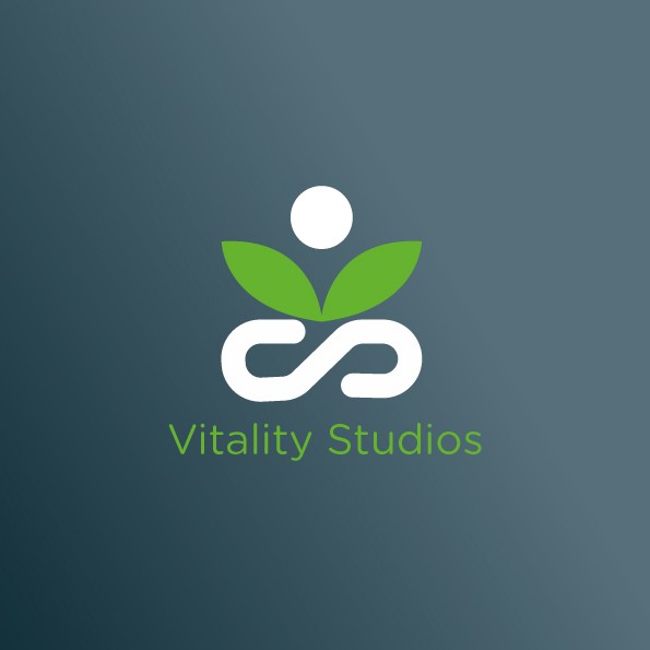 شعار لمركز يهتم باليوغا والصحة Vitality Studios