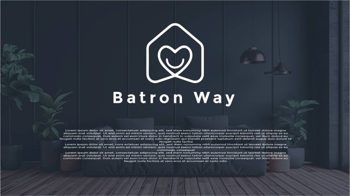 هوية بصرية لشركة بأسم  batron way للمفروشات