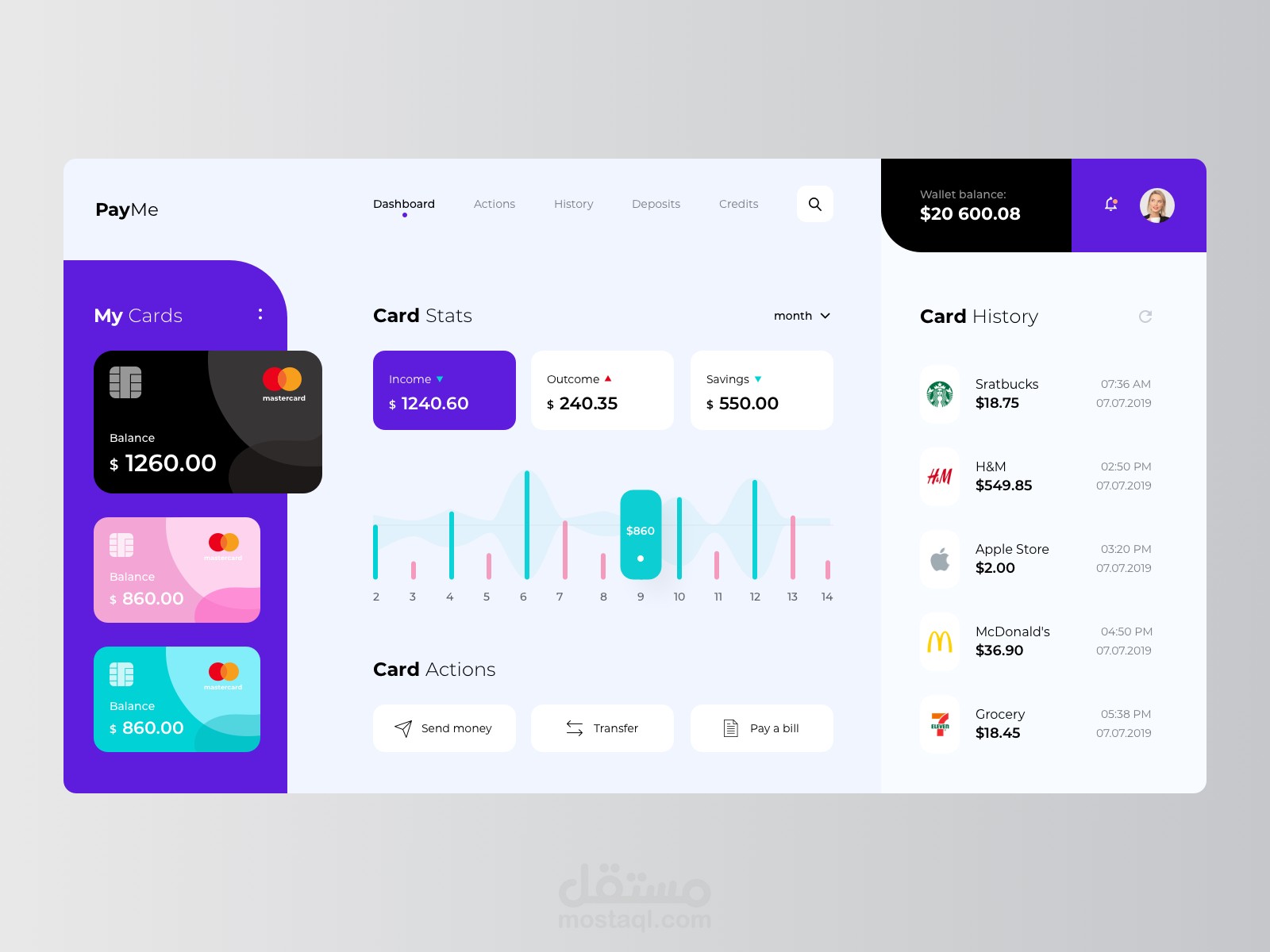 figma projects UI UX | مستقل