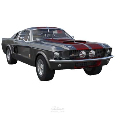 3d model for Shelby GT500 1967