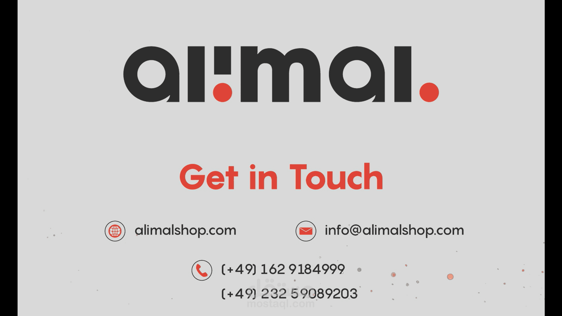 تصميم فيديو لزيوت عطرية لشركة Alimal shop