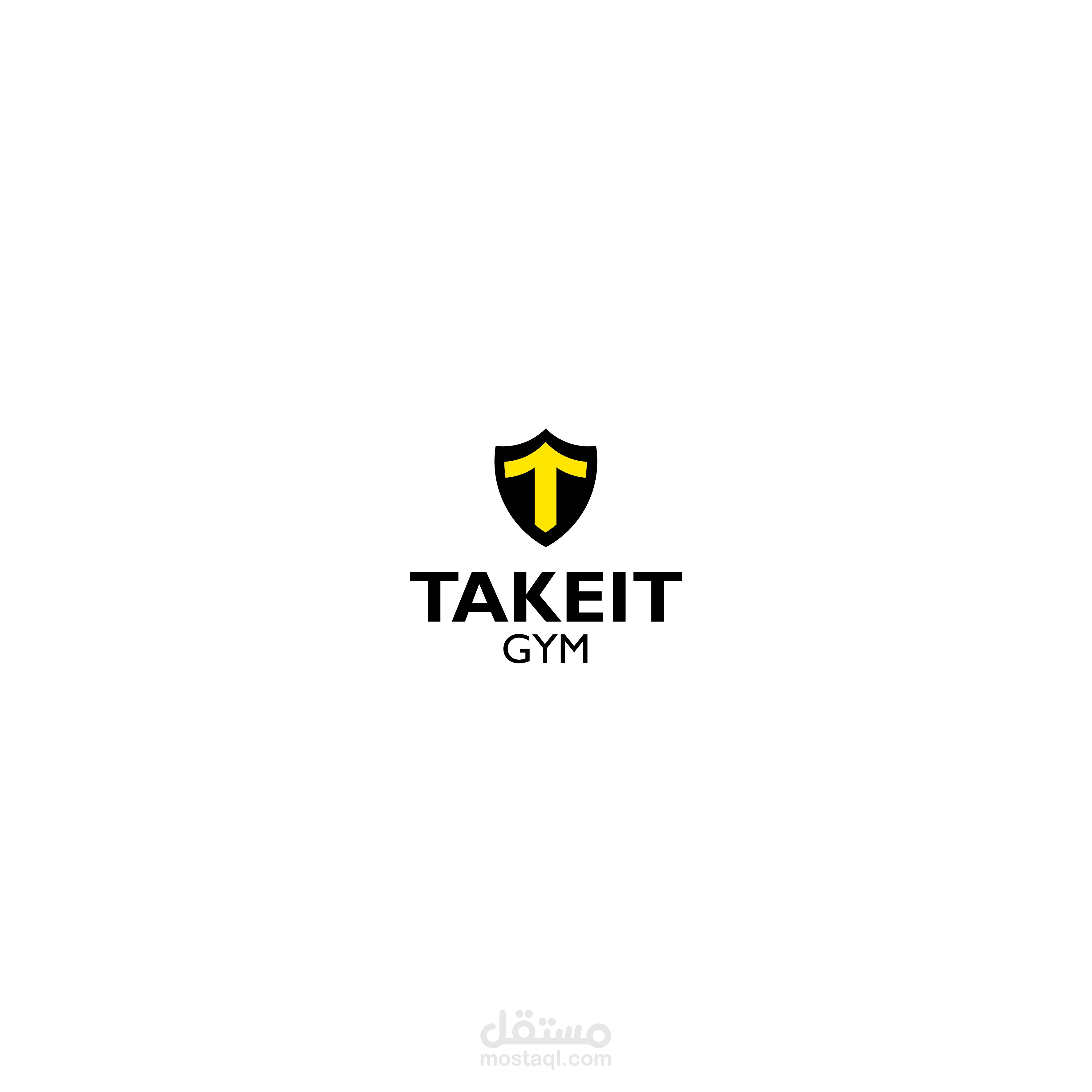 TAKEIT GYM branding