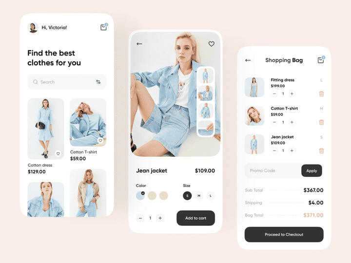 Fashion Store Mobile App