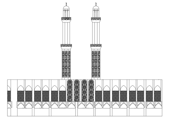 تصميم واجهات مسجد