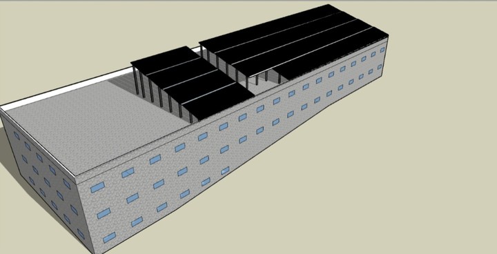 Shading simulation for solar power project عمل محاكاة تظليل لنظام طاقة شمسية 1