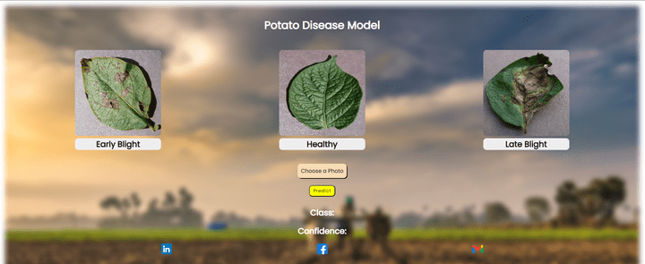 Potato Disease Classification website (HTML,CSS,JS,FAST-API)