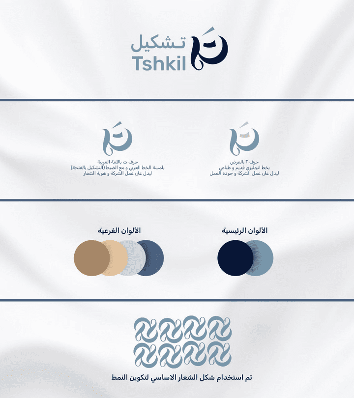 شعار لمطبعة باسم تشكيل