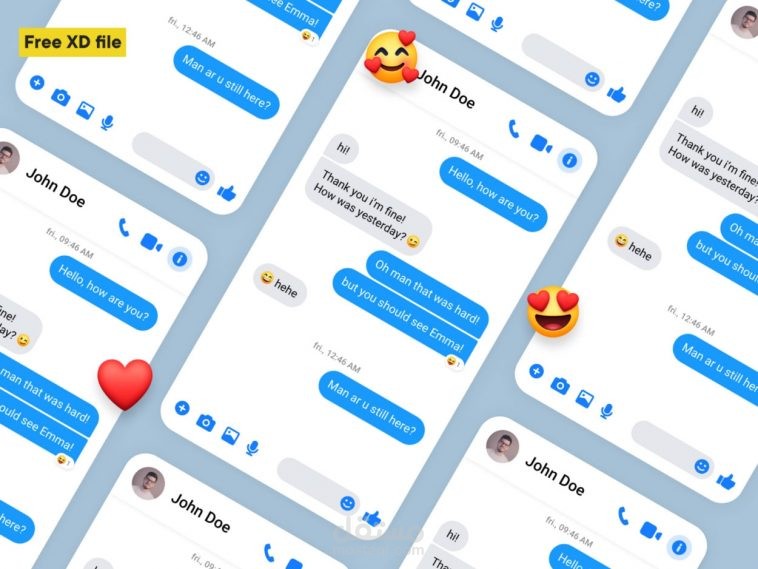 سأقوم بتصميم واجهة مستخدم تطبيقات الجوال والمواقع و صفحات الهبوط في Adobe xd
