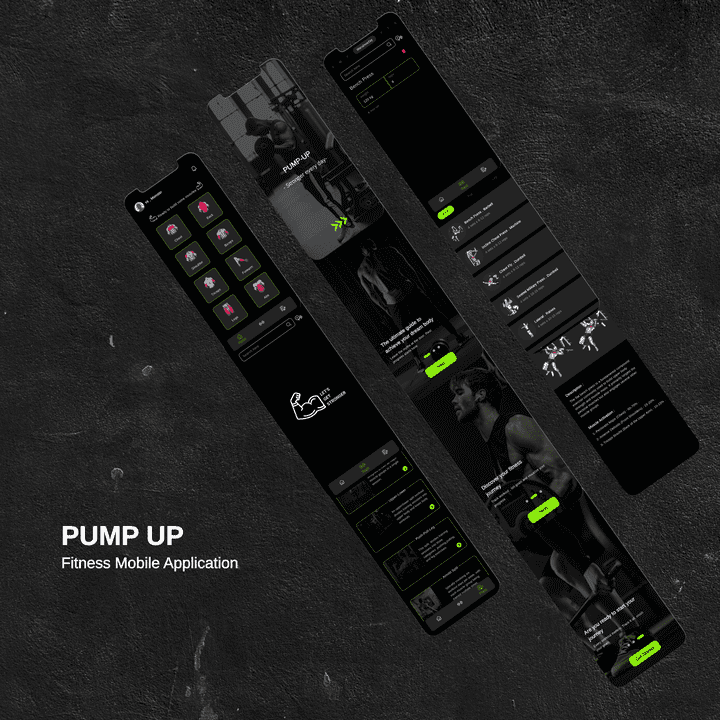 PUMP UP Fitness Mobile Application