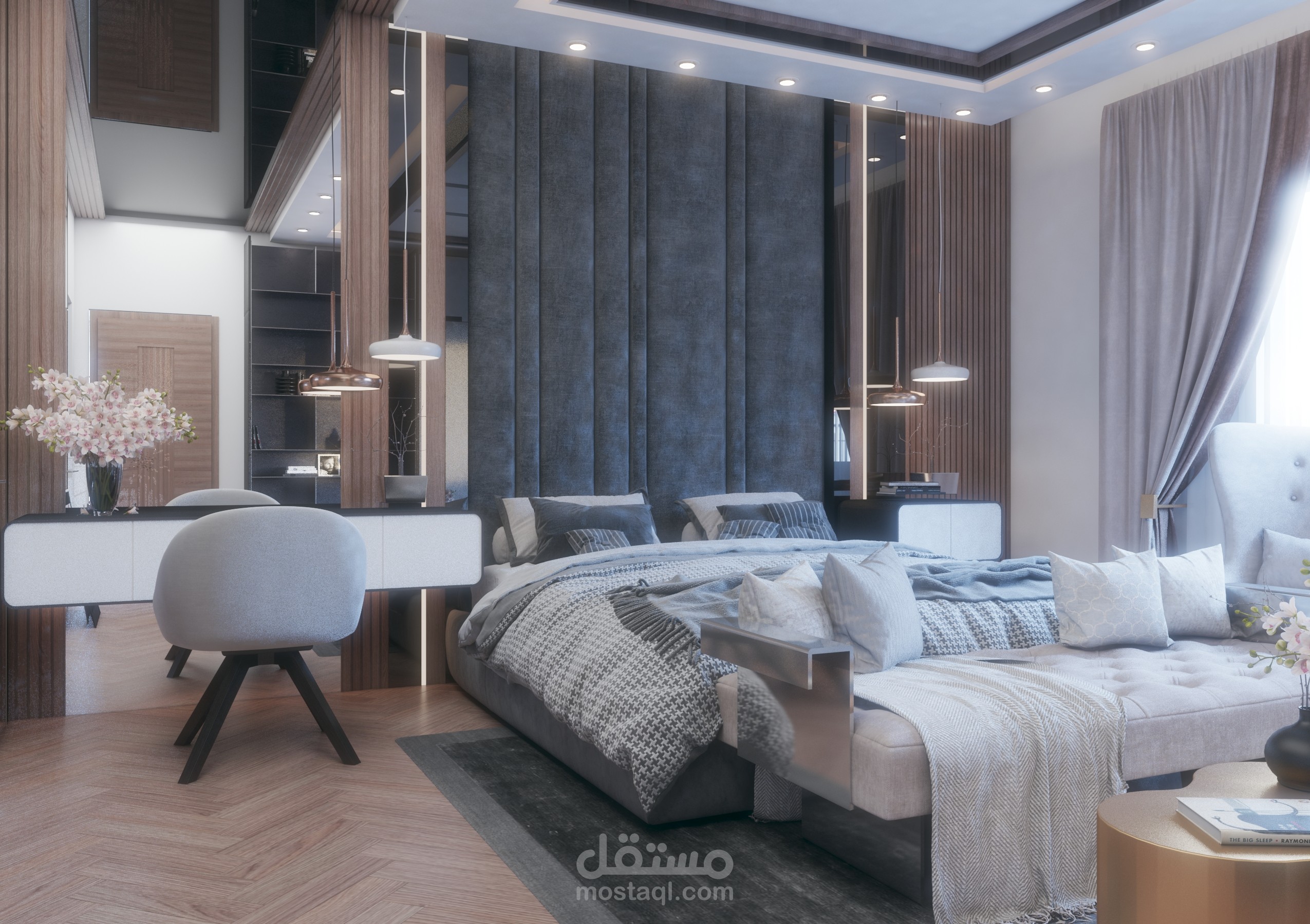 Master BedRoom Design (interior Design) | مستقل