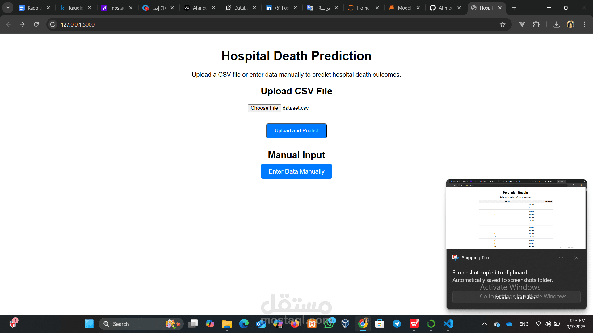 Patient Morality Prediction System