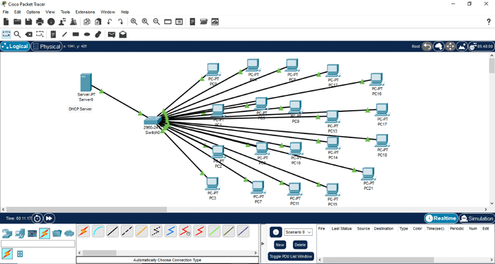 تصميم شبكات ال Network بستخدام برنامج cisco packet Tarcer