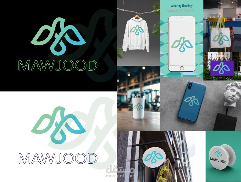 Mawjood logo online shop