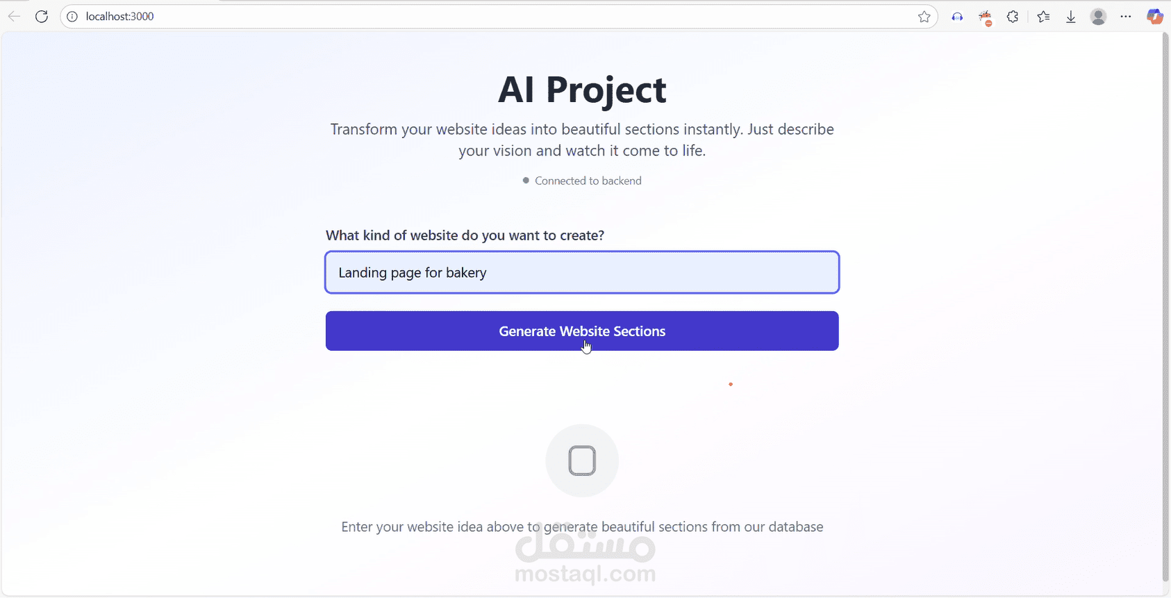 Promptly ai Full-Stack project