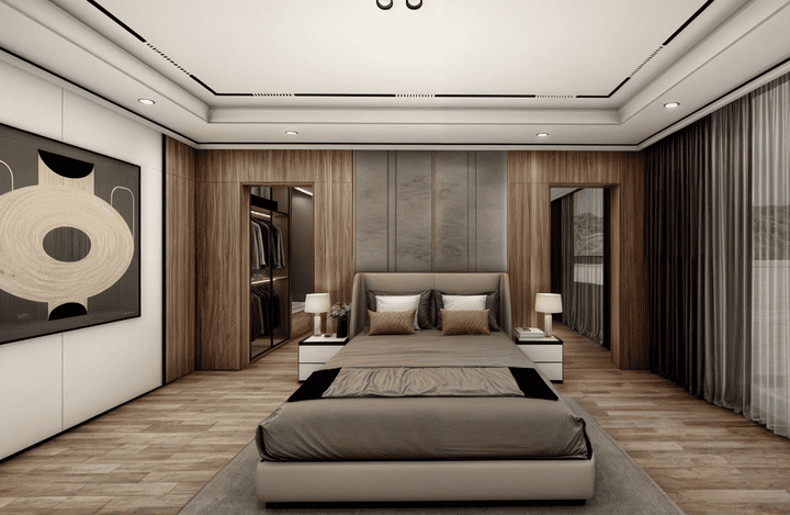 MODERN MASTER BED ROOM