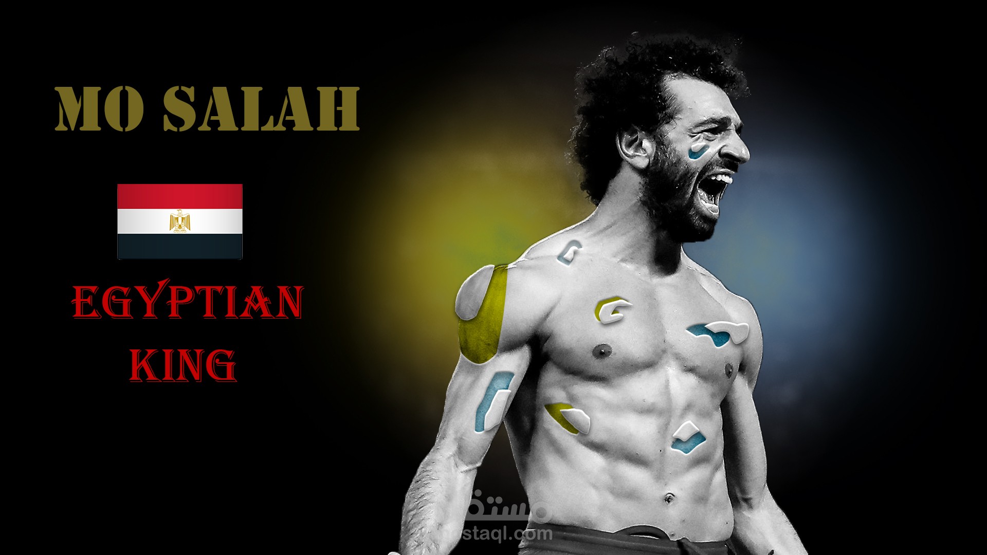 تصميم بوستر للاعب المصري محمد صلاح