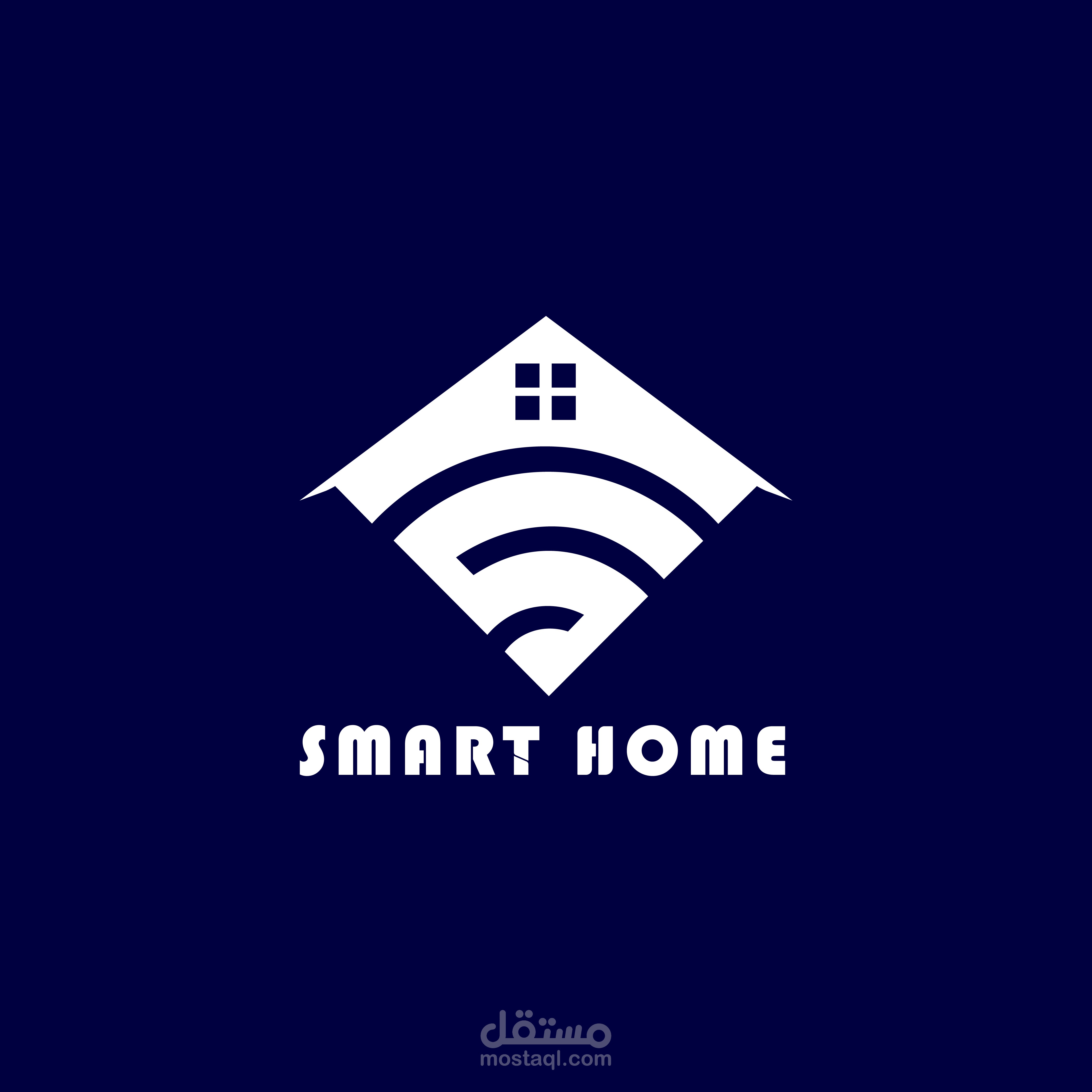 تصميم شعار لشركة اتصالات خليجية Smart Home